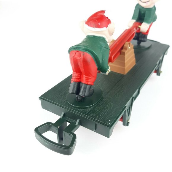 NorthPole Christmas Express Train Toy State Animated Elf Car 1993 Replacement - Picture 11 of 12